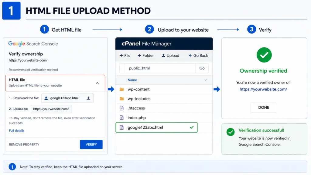 How to Verify GSC - Method 1