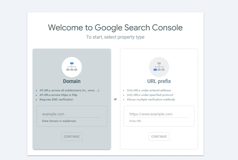Select Domain Property